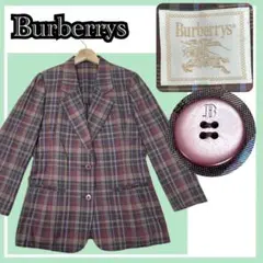 ✨美品✨希少 バーバリーズ 白タグ マドラスチェック テーラードジャケット M