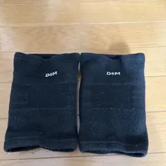 D&M バレーボール用膝サポーター M 黒　2個セット