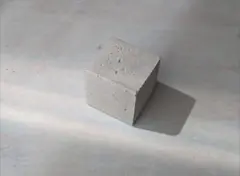 セメント キューブ ペーパーウエイト ディスプレイ什器 モルタル オブジェ 置物のサムネイル