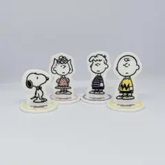 ふらっとならぶんです COLORS of Peanuts 4個 ガチャガチャ