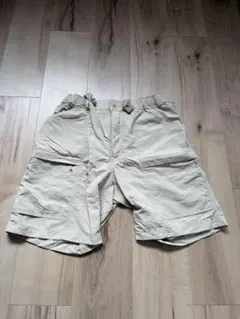 ベージュ カーゴショートパンツ
