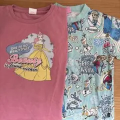 プリンセス　ディズニー　Tシャツセット　ベビードール　120