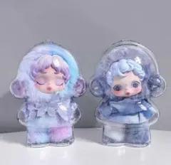 SKULLPANDA スカルパンダ　透明ケース　保護ケース　チェーン付き 3個