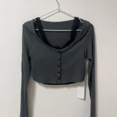 SHEIN Dazy トップス　長袖　キャミ付き