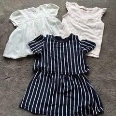 petit mainカットソー　ワンピース　90