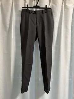 VISARUNO スラックス ウール グレー