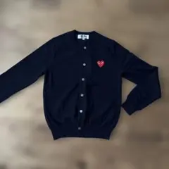 PLAY COMMEdesGARCONS 濃紺カーディガン