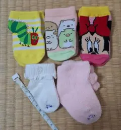 ベビー靴下５足セット（キャラクター柄）