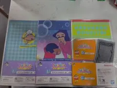 クレヨンしんちゃん 一番くじ ファイル ハンドタオル 野原ひろし 靴下