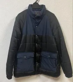 ジーンナッソーズ 中綿 ネイビー ブラック キルティングジャケット