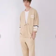 新品未使用【HOMME】エアモコロゴジャガードピケチャンgelato pique