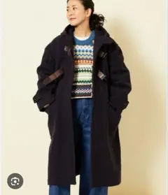 Freada　フリーダ　ダッフルコート　　　ネイビー