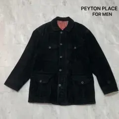 ペイトンプレイス レザージャケット 豚革 中綿ジャケット ウエストドローコード