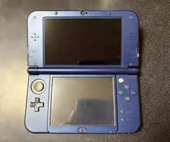 【液晶キズなし】New ニンテンドー3DS LL メタリックブルー