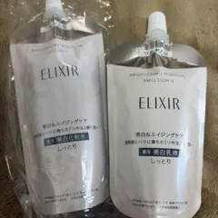 エリクシール ブライトニング 化粧水 乳液 つめかえ用 2点セットのサムネイル