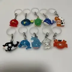海の生き物　ワンポイントチャーム　めじるしアクセサリー