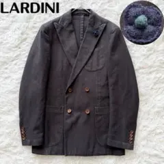 ✨️LARDINI ブートニエール ヘリンボーン柄 本切羽 テーラード