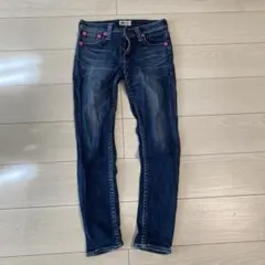 RODEO CROWNS スキニーデニム ダークブルー