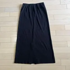リブ ロングスカート ブラック　アメリカンホリック　新品未使用
