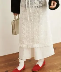 fig london Carol apron skirt ラップスカートのサムネイル