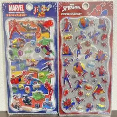正規品 プチドロップステッカー MARVEL スパイダーマン 2枚セット