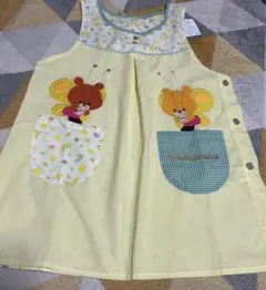 くまのがっこう  ルルロロ　エプロン　新品