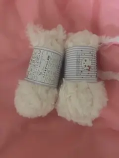 セリア NEWドリームキャット 白 2玉