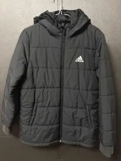 adidas フード付き ブラック コート 160