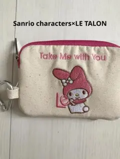 美品 Sanrio characters×LE TALON ミラー付きミニポーチ