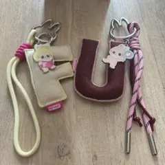 POP MART ラブブF とU キーホルダーセット　正規品