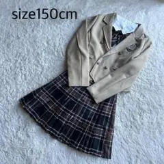 【4点セット】女の子 フォーマル セットアップ 150cm 卒服 卒業式 発表会