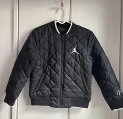 【NIKE】Jordan キルティングジャケット 黒 130㎝