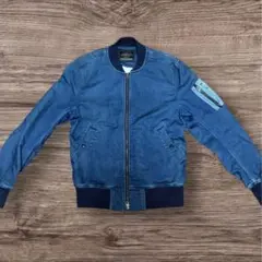 EDWIN デニムジャケット　MA-1 Mサイズ　ブルゾン