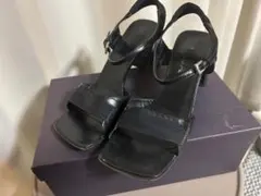 PRADA ストラップサンダル ブラックのサムネイル