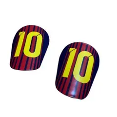 【XS】ミニ　シンガード サッカー フットサル　レガース　すねあて　10番