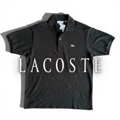 LACOSTE ラコステ 鹿の子ポロシャツ L1212Y ブラック 4 - メルカリ