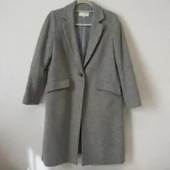 【BEAMS HEART】グレー チェスターコート