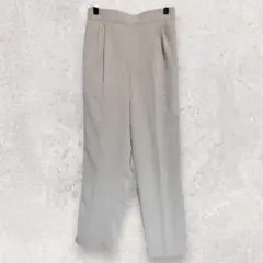 サマンサモスモスブルー ワイドパンツ M ライトグレー タック