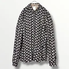 フランス発 老舗 総柄 ヴィンテージ 長袖シャツ XL ボタニカル 総柄のサムネイル