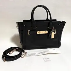 COACH ブラック ショルダーバッグ