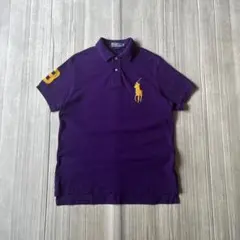 ポロシャツ 紫 LONDONビッグポニー　ラルフローレン POLO RALPH LAUREN - ポロラルフローレン ビッグポニー 長袖