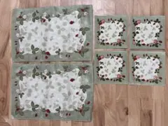 【新品未使用品】 WEDGWOOD ランチョンマット2枚とコースター4枚セット