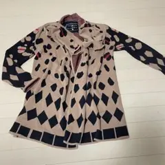 MADLOVE◯幾何学レオパードカーディガン◯美品