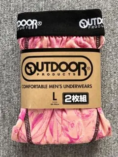 《OUTDOOR》ボクサーパンツ 2枚組 Lサイズ 【#53】