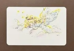 原画　色鉛筆画　天使の眠り　天使　ハガキサイズ（額入れ無料）