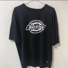 Dickies 黒 Tシャツ Lサイズ　ブラック　ディッキーズ　ジャージ素材