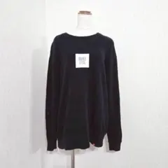 DOUBLE STEAL スウェット ビンテージ感 ブラック ロゴ ストリートのサムネイル
