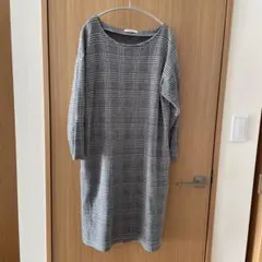 NATURAL BEAUTY BASIC チェック柄 ワンピース M