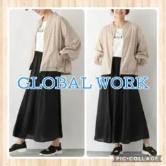 グローバルワーク エアかる撥水 MA-1 レギュラー ブルゾン ジャンパー