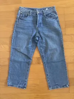デニム クロップドパンツ ブルーのサムネイル